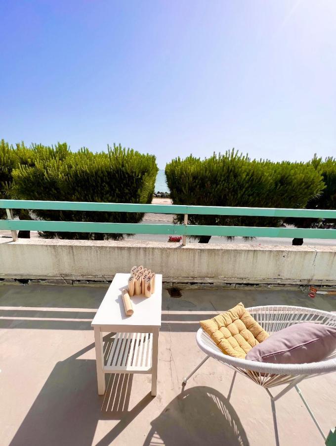 Front De Mer Rivedoux-Plage - Terrasse Exterieur - Parking Ngoại thất bức ảnh